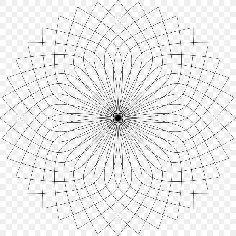 Circle Point Angle Symmetry, PNG, 1280x1280px, Point, Area, Black And White, Line Art, Monochrome Download Free
