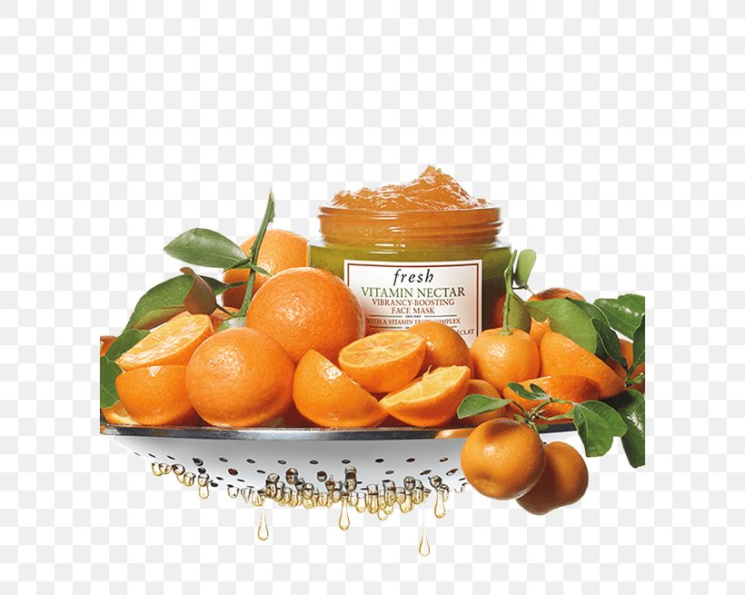 Fresh Vitamin Nectar Vibrancy-Boosting Face Mask Vitamin C Food, PNG, 600x655px, Vitamin, Bitter Orange, Citric Acid, Citrus, Clementine Download Free