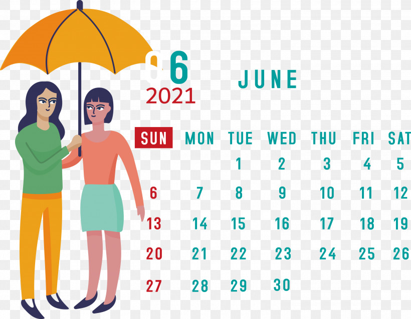 June 2021 Calendar 2021 Calendar June 2021 Printable Calendar, PNG, 3000x2336px, 2021 Calendar, Calendar, Calendar Date, Calendar System, Calendar Year Download Free
