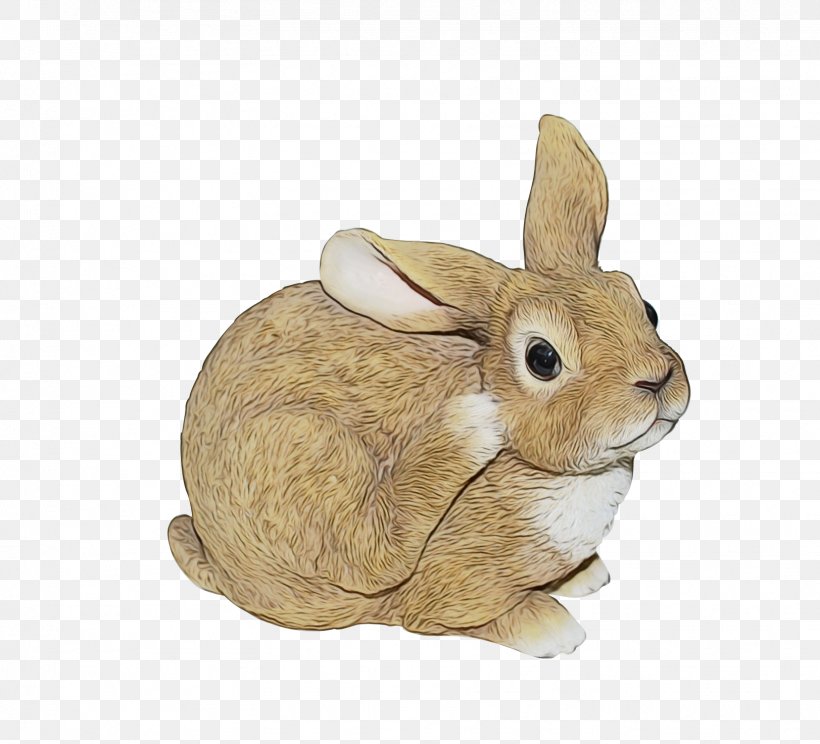 Rabbit Mountain Cottontail Rabbits And Hares Animal Figure Hare, PNG, 1623x1473px, Watercolor, Animal Figure, Audubons Cottontail, Beige, Figurine Download Free