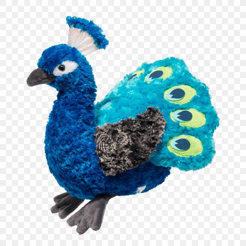 Stuffed Animals & Cuddly Toys Peafowl Aurora World, Inc. Cuddle Toys, PNG, 1000x1000px, Stuffed Animals Cuddly Toys, Aurora World Inc, Beak, Bird, Blue Download Free