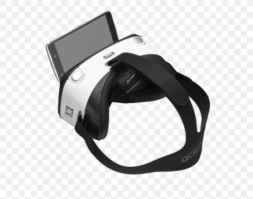 Virtual Reality Headset Head-mounted Display Windows Mixed Reality Alcatel Mobile, PNG, 840x663px, Virtual Reality Headset, Alcatel Mobile, Android, Electronics, Fashion Accessory Download Free