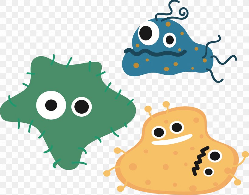 Bacteria Microorganism Trafalgar Scientific Clip Art, PNG, 2399x1879px,  Bacteria, Amphibian, Bacterial Cell Structure, Bacteriophage, Cartoon  Download