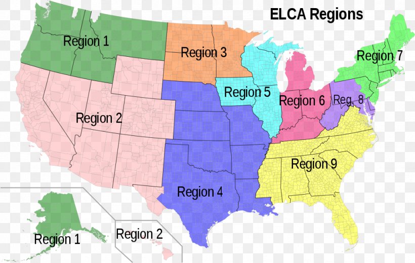 Evangelical Lutheran Church In America Slovak Zion Synod United States Of America South-Central Synod Of Wisconsin Lutheranism, PNG, 1024x649px, United States Of America, Area, Christianity, Lutheranism, Map Download Free