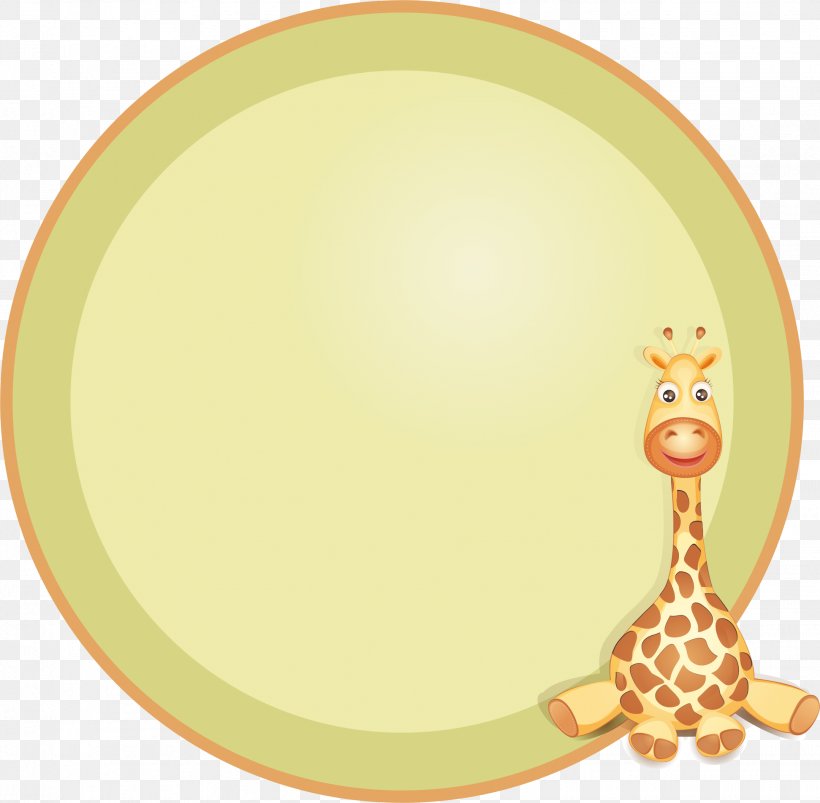 Giraffe Cartoon Circle, PNG, 1942x1904px, 3d Computer Graphics, Giraffe, Animal, Animation, Cartoon Download Free