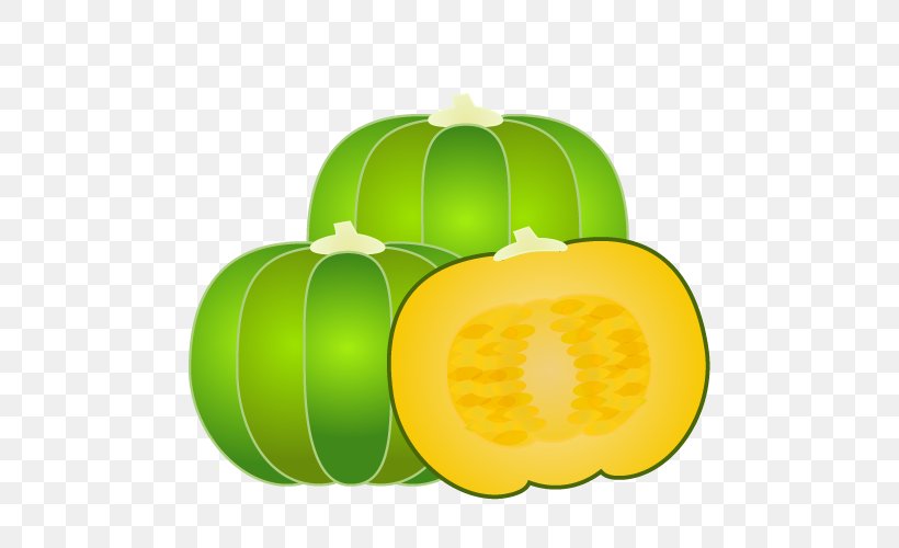 Pumpkin Honeydew Winter Squash Vegetable Illustration, PNG, 500x500px, Pumpkin, Calabaza, Cucumber Gourd And Melon Family, Cucumis, Cucurbita Download Free