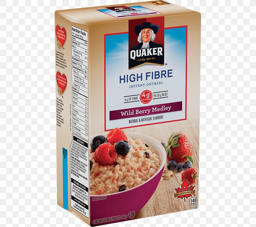 Quaker Instant Oatmeal Breakfast Cereal Quaker Oats Company @Quaker, PNG, 469x730px, Quaker Instant Oatmeal, Biscuits, Breakfast, Breakfast Cereal, Brown Sugar Download Free