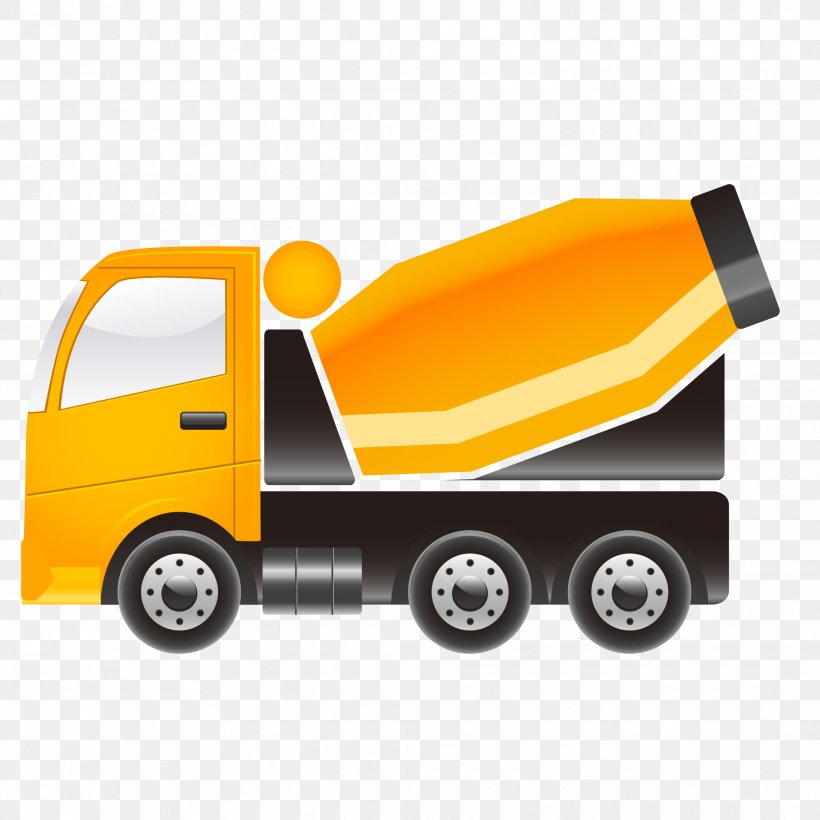 Vector Concrete Car, PNG, 2083x2083px, Truck, Architectural Engineering, Automotive Design, Brand, Car Download Free