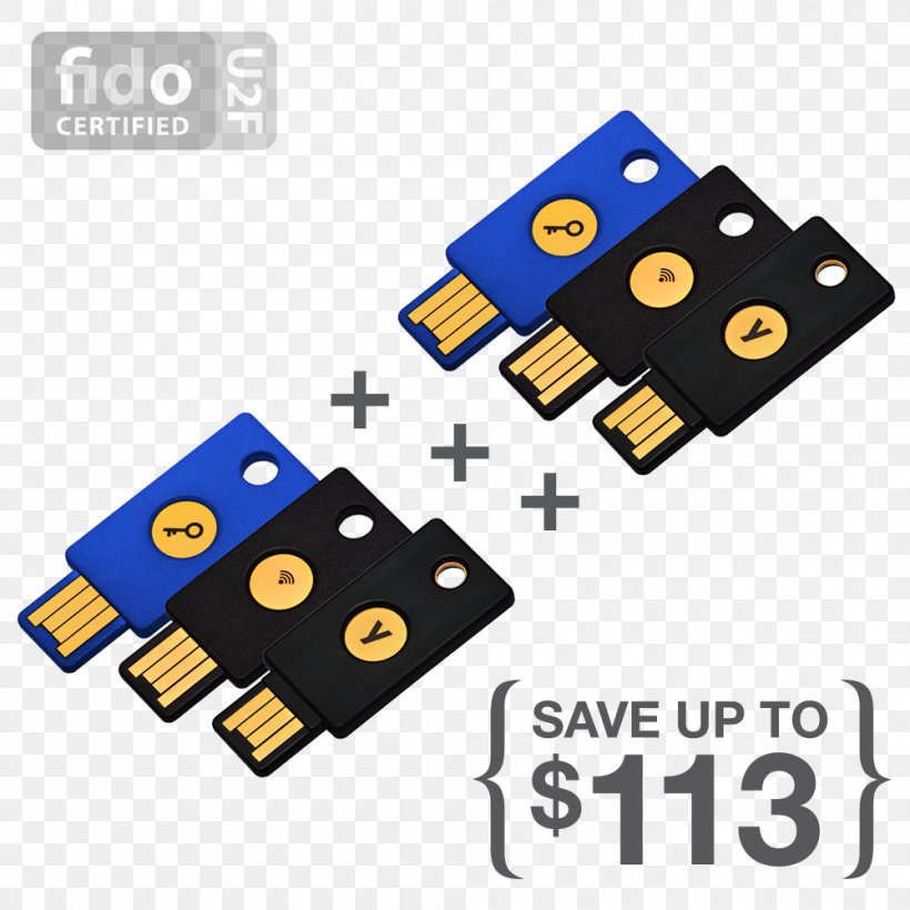 Universal 2nd Factor Flash Memory Multi-factor Authentication FIDO Alliance Computer Security, PNG, 1000x1000px, Universal 2nd Factor, Aluminium, Authentication, Brand, Cable Download Free