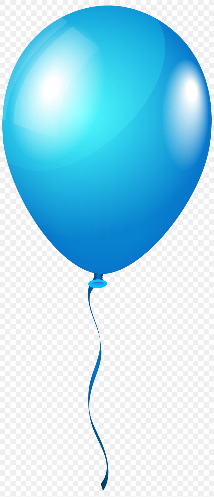 Balloon Blue Clip Art, PNG, 2716x6301px, Balloon, Azure, Birthday, Blue, Color Download Free