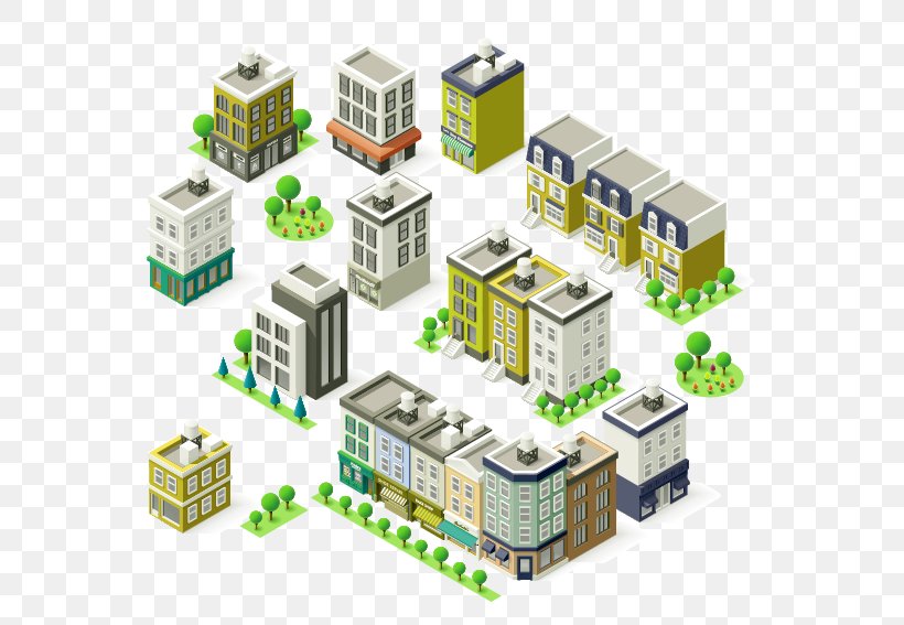 Building Isometric Projection Royalty-free Illustration, PNG, 567x567px, Building, Architecture, House, Isometric Projection, Mixed Use Download Free