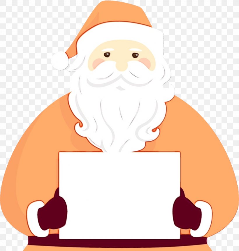 Santa Claus, PNG, 980x1026px, Watercolor, Cartoon, Fictional Character, Paint, Santa Claus Download Free
