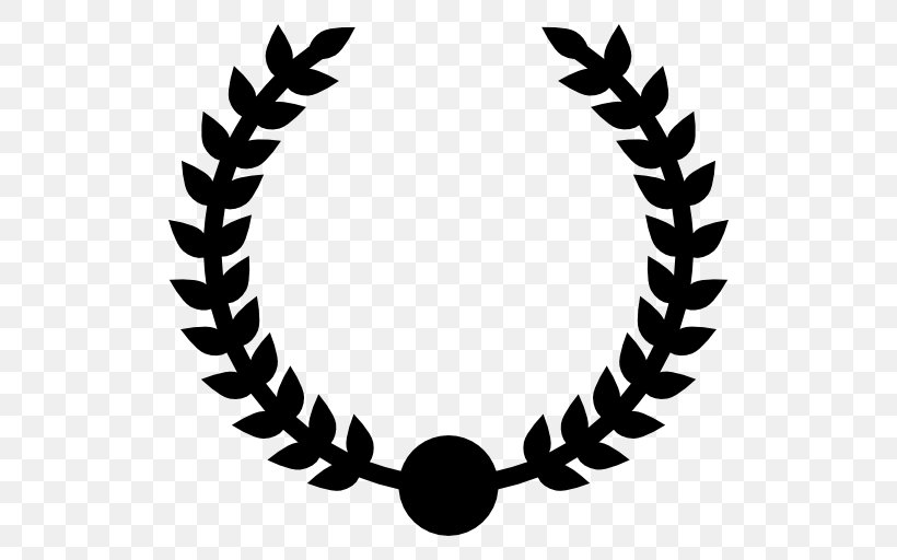 Award Symbol Wreath, PNG, 512x512px, Award, Black And White, Body Jewelry, Opat, Sign Download Free