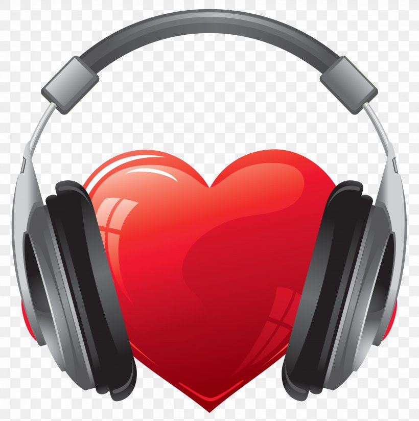 Headphones Heart Clip Art, PNG, 6627x6664px, Headphones, Audio, Audio Equipment, Electronic Device, Headset Download Free