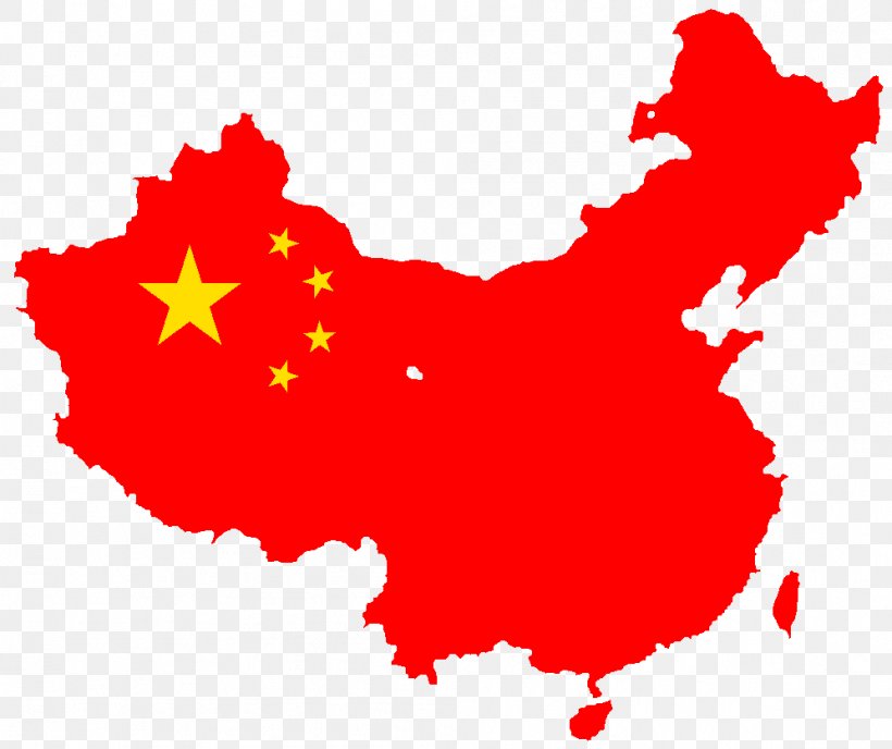 Flag Of China Map, PNG, 996x836px, China, Area, Blank Map, Flag, Flag Of China Download Free