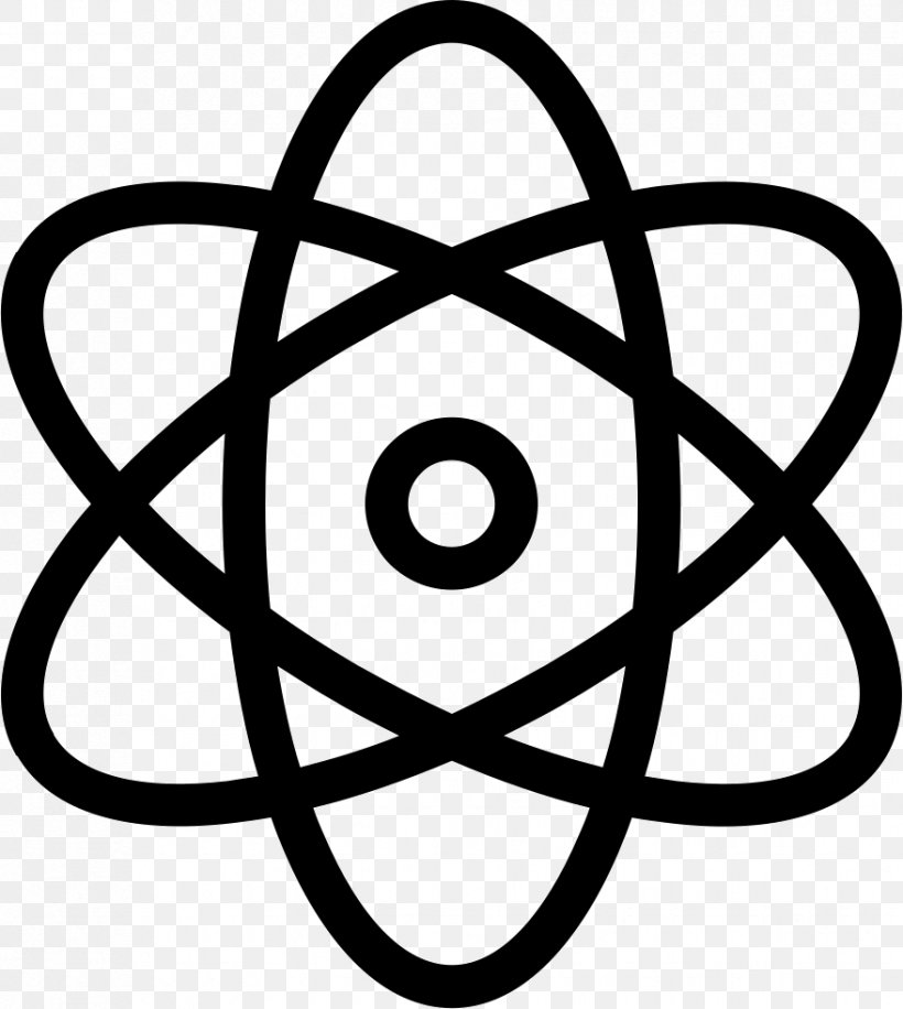 Atom Illustration, PNG, 878x981px, Atom, Area, Atomic Nucleus, Atomic Physics, Black And White Download Free