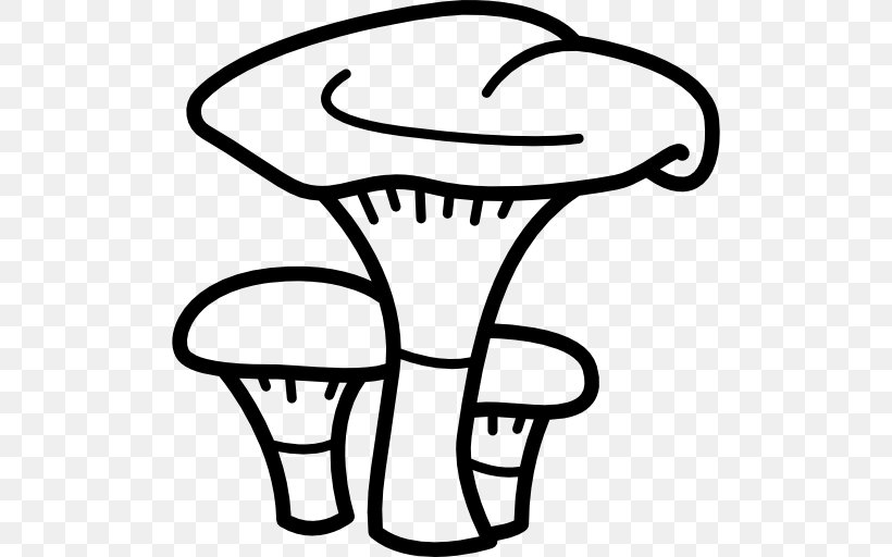 Mushroom Fungus Clip Art, PNG, 512x512px, Mushroom, Artwork, Black, Black And White, Boletus Download Free