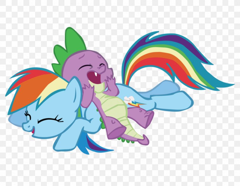 Rainbow Dash Spike Pinkie Pie Fluttershy Pony, PNG, 900x696px, Rainbow Dash, Animal Figure, Applejack, Art, Cartoon Download Free