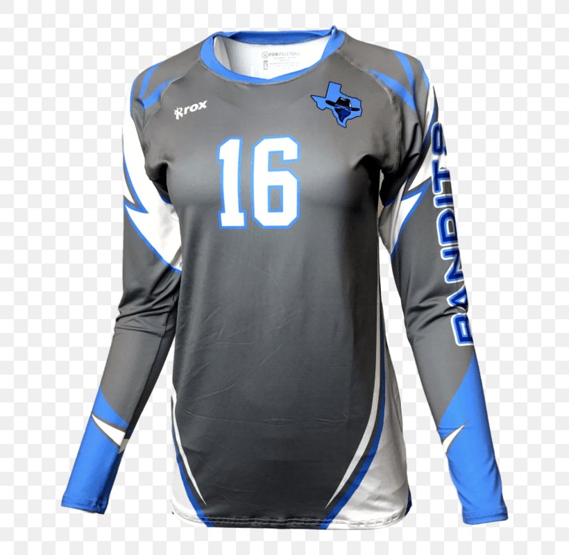 T-shirt Sports Fan Jersey Sleeve Volleyball, PNG, 800x800px, Tshirt, Active Shirt, Blue, Brand, Clothing Download Free