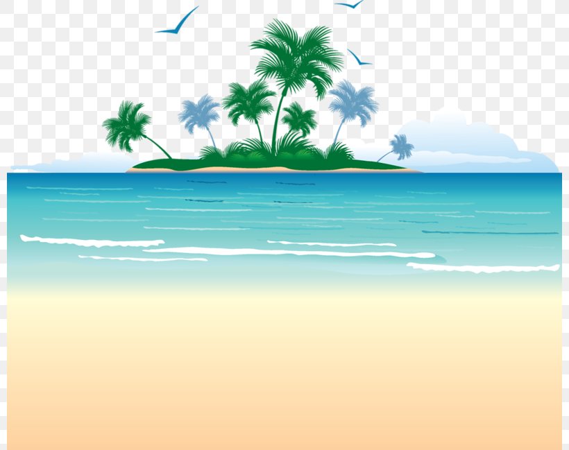 Beach Island Shore, PNG, 800x649px, Beach, Aqua, Calm, Daytime, Illustration Download Free