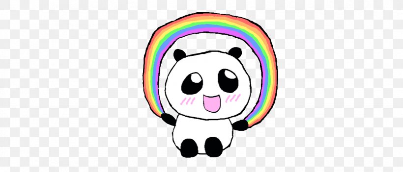 Giant Panda Drawing Rainbow Clip Art, PNG, 1285x551px, Giant Panda, Art, Cartoon, Color, Cuteness Download Free