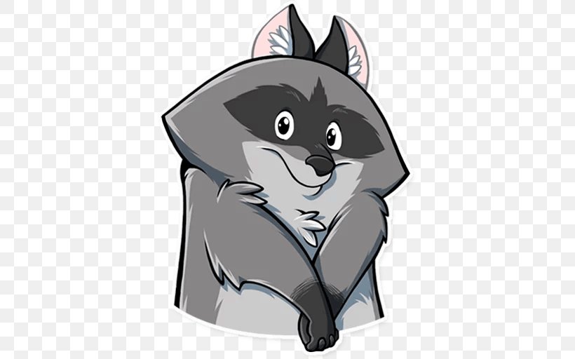 Raccoons Sticker Telegram Advertising Messaging Apps, PNG, 512x512px, Raccoons, Advertising, Black, Carnivoran, Cartoon Download Free