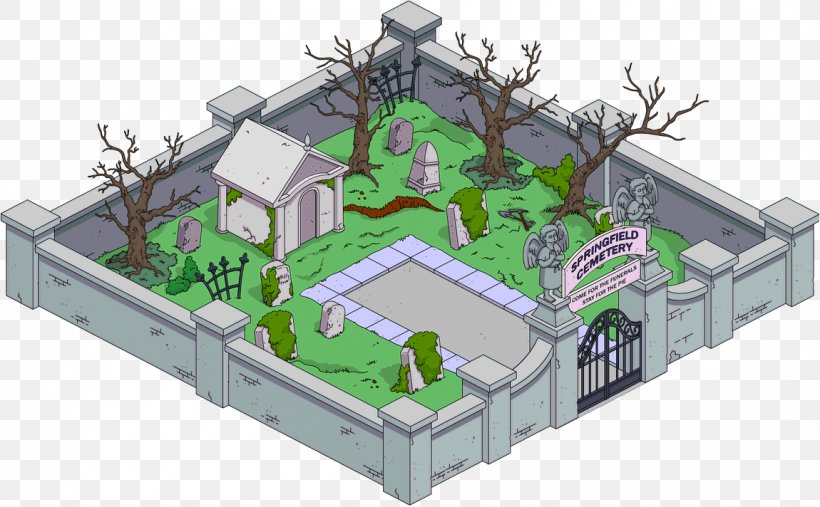 The Simpsons: Tapped Out Springfield Cemetery Treehouse Of Horror XXVIII, PNG, 1150x712px, Simpsons Tapped Out, Cemetery, Game, Gravedigger, Home Download Free