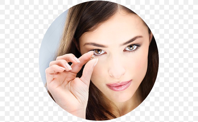 Contact Lenses Eye Toric Lens Glasses, PNG, 505x505px, Contact Lenses, Astigmatism, Beauty, Brown Hair, Cheek Download Free