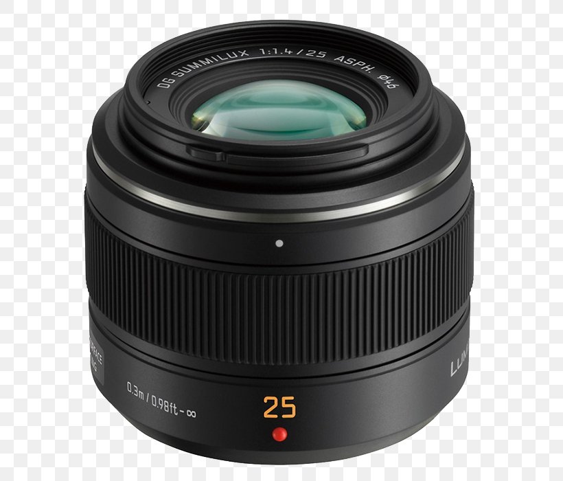 Panasonic Lumix G 25mm F1.7 ASPH Panasonic Leica D Summilux Asph 25mm F1.4 Micro Four Thirds System, PNG, 605x700px, Panasonic, Camera, Camera Accessory, Camera Lens, Cameras Optics Download Free