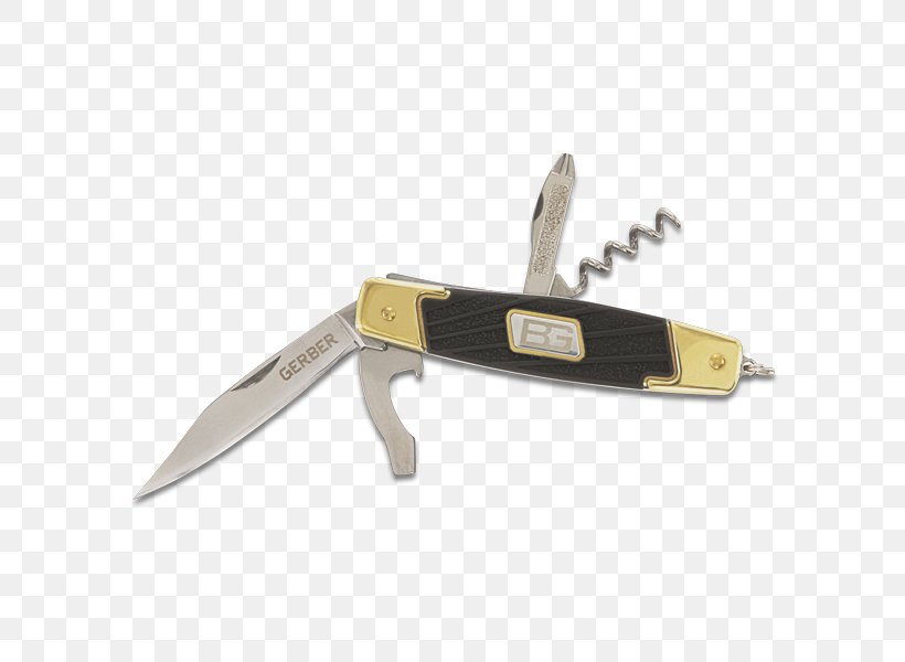 Pocketknife Gerber Gear Blade Drop Point, PNG, 600x600px, Knife, Adventure, Bear Grylls, Blade, Bottle Openers Download Free