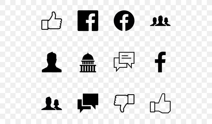 Social Media Facebook Symbol Download, PNG, 560x480px, Social Media, Android, Area, Black, Black And White Download Free