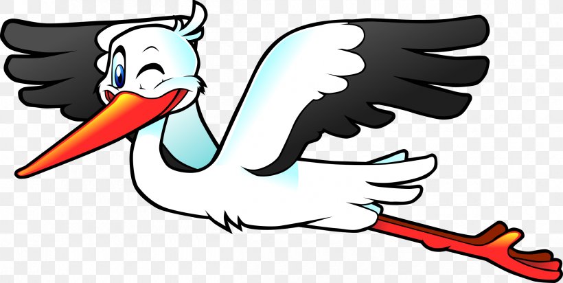 White Stork Bird Animation Clip Art, PNG, 2400x1206px, White Stork, Animation, Art, Artwork, Beak Download Free