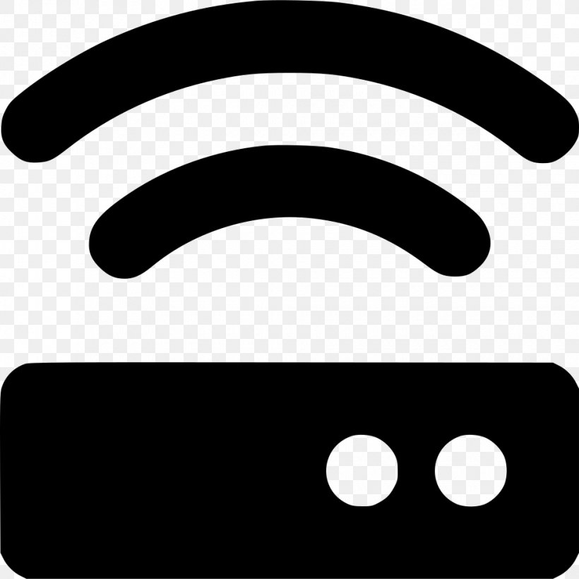 Modem Apple Icon Image Format, PNG, 980x980px, Modem, Area, Black, Black And White, Computer Network Download Free