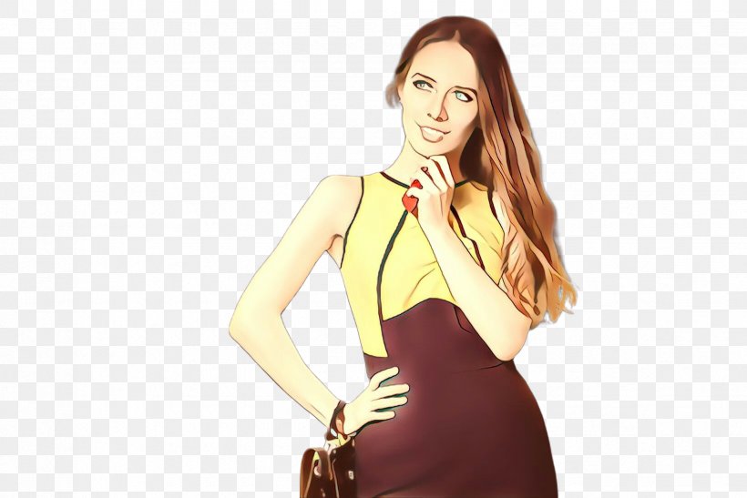Fashion Model Clothing Yellow Dress Shoulder, PNG, 2448x1635px, Fashion Model, Clothing, Dress, Fashion, Model Download Free