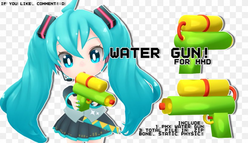 Water Gun MikuMikuDance Game Doll, PNG, 1300x750px, Water Gun, Art, Cartoon, Clothing Accessories, Deviantart Download Free