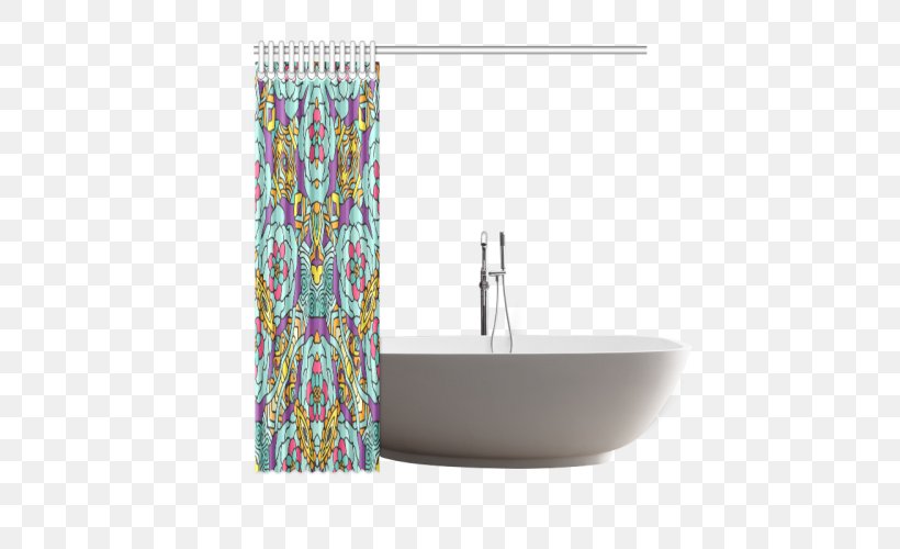 Curtain Douchegordijn Shower Bathroom Drapery, PNG, 500x500px, Curtain, Bathroom, Bathroom Sink, Door, Douchegordijn Download Free