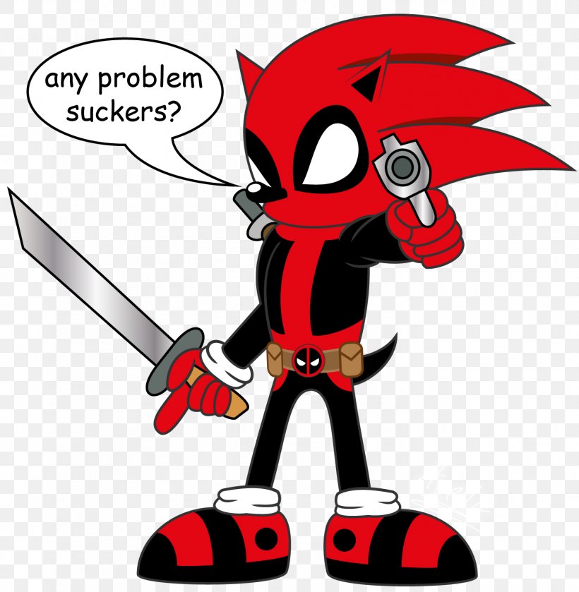 Deadpool Sonic The Hedgehog Shadow The Hedgehog Sonic & Sega All-Stars Racing Tails, PNG, 1466x1500px, Watercolor, Cartoon, Flower, Frame, Heart Download Free