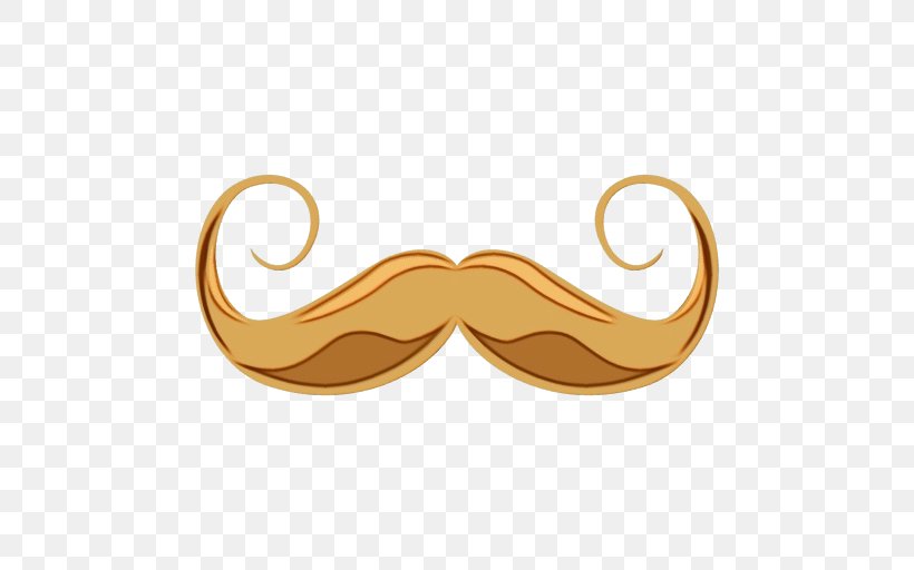 Moustache, PNG, 512x512px, Watercolor, Brown, Fashion Accessory, Hair, Hairstyle Download Free