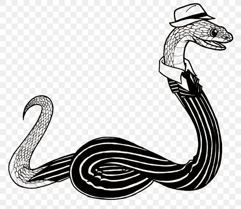 Snake Cartoon Illustration, PNG, 1500x1304px, Snake, Art, Black And White, Body Jewelry, Cartoon Download Free