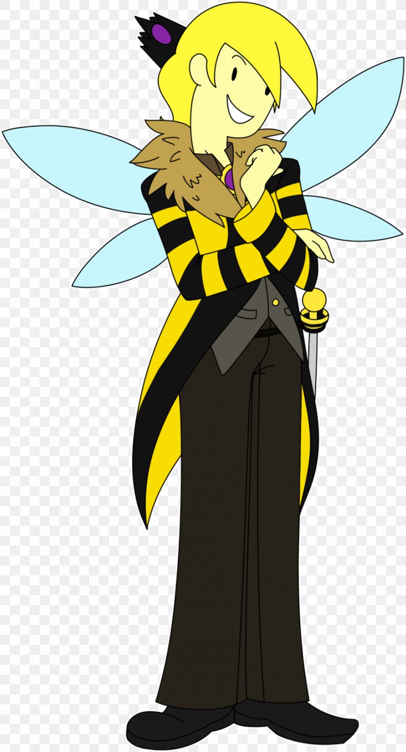 Honey Bee Legendary Creature Clip Art, PNG, 900x1664px, Honey Bee, Art, Bee, Cartoon, Fictional Character Download Free
