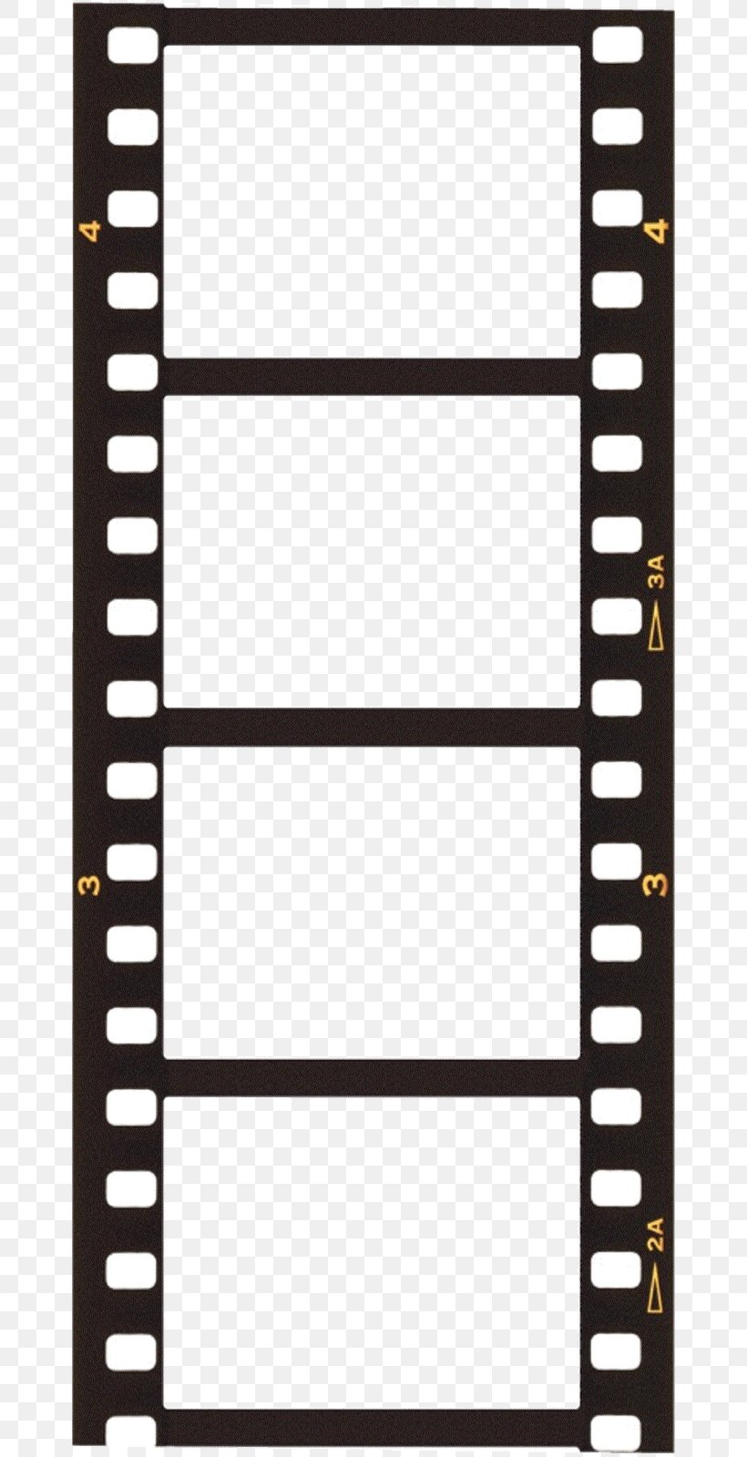 Filmstrip Template Clip Art, PNG, 662x1600px, Filmstrip, Area, Black, Cinema, Film Download Free
