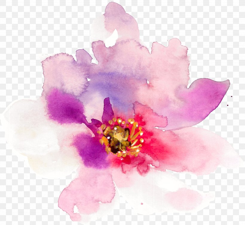 Floral Design Watercolor Painting, PNG, 3534x3246px, Floral Design, Art, Blossom, Cherry Blossom, Creativity Download Free