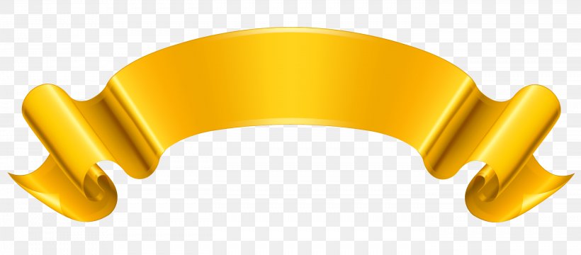 Ribbon Gold Paper Clip Art, PNG, 2788x1226px, Ribbon, Banner, Drawing, Gold, Material Download Free