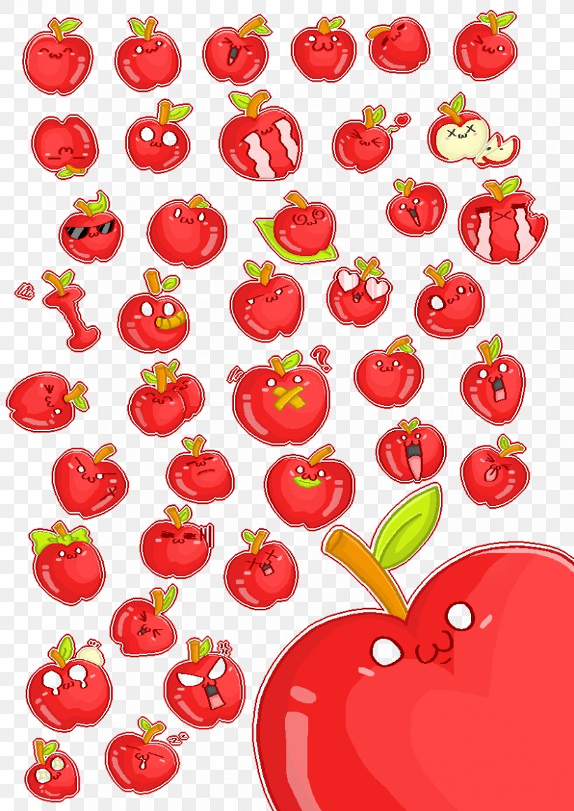 Strawberry Valentine's Day Apple Heart Font, PNG, 842x1191px, Strawberry, Apple, Flower, Food, Fruit Download Free