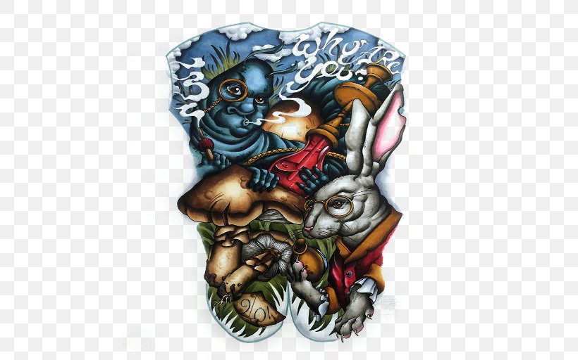 Alice's Adventures In Wonderland White Rabbit Mad Hatter Tattoo, PNG, 512x512px, White Rabbit, Alice, Alice Liddell, Art, Coverup Download Free