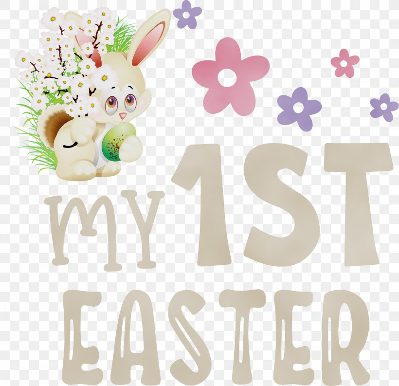 Easter Bunny, PNG, 3000x2902px, Happy Easter Day, Biology, Cartoon, Easter Bunny, Flower Download Free