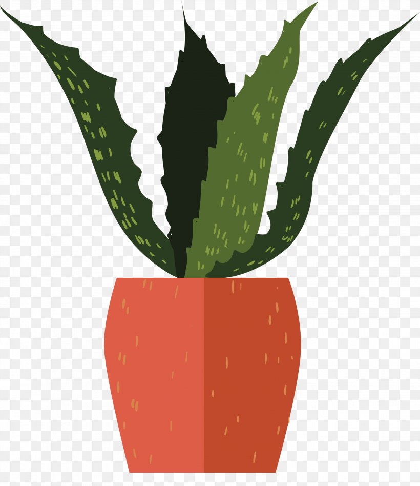 Aloe Vera Euclidean Vector Flowerpot Vecteur, PNG, 2698x3121px, Aloe Vera, Aloe, Drawing, Flat Design, Flowering Plant Download Free