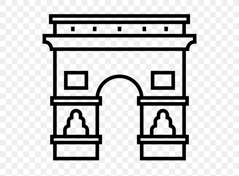 Arc De Triomphe Drawing Easy Pencil, PNG, 699x605px, Arc De Triomphe, Arch, Architecture, Furniture, Line Art Download Free