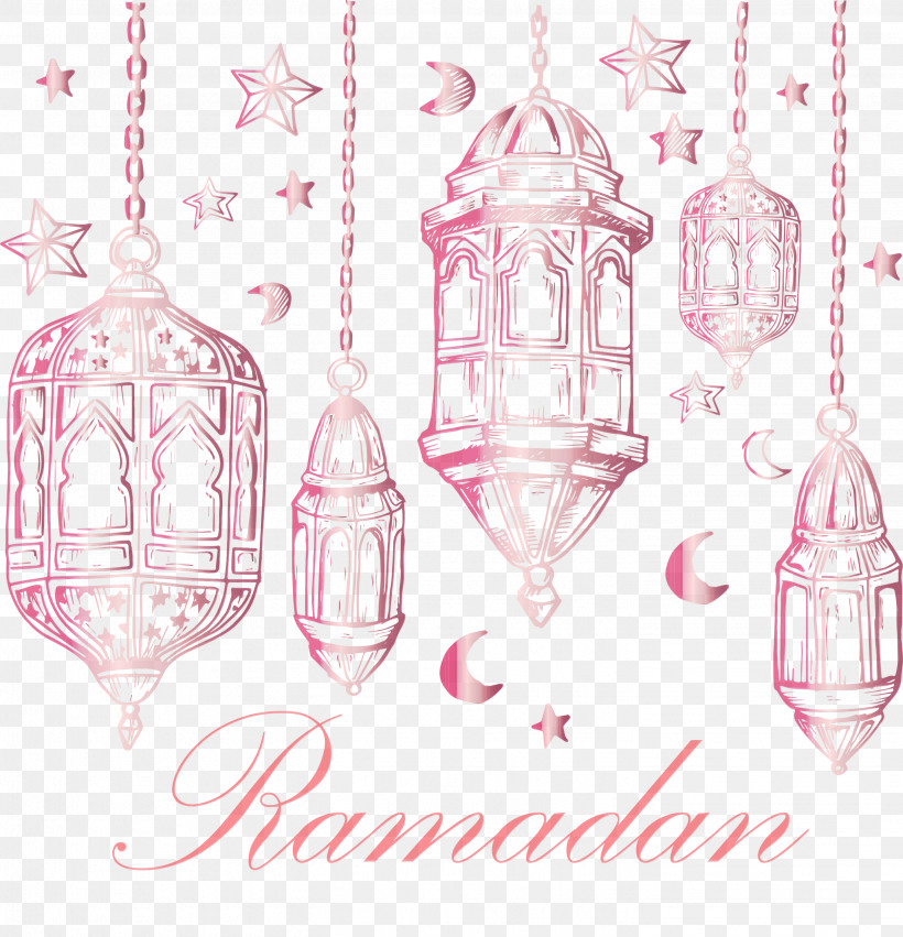 Pink Line Lantern Magenta, PNG, 2889x3000px, Ramadan, Islam, Lantern, Line, Magenta Download Free