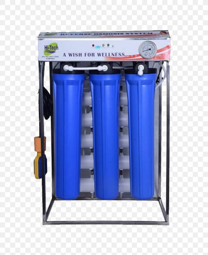 Water Filter Reverse Osmosis Plant Water Purification Water Treatment, PNG, 1000x1231px, Water Filter, Blue, Cylinder, Electric Blue, High Tech Download Free